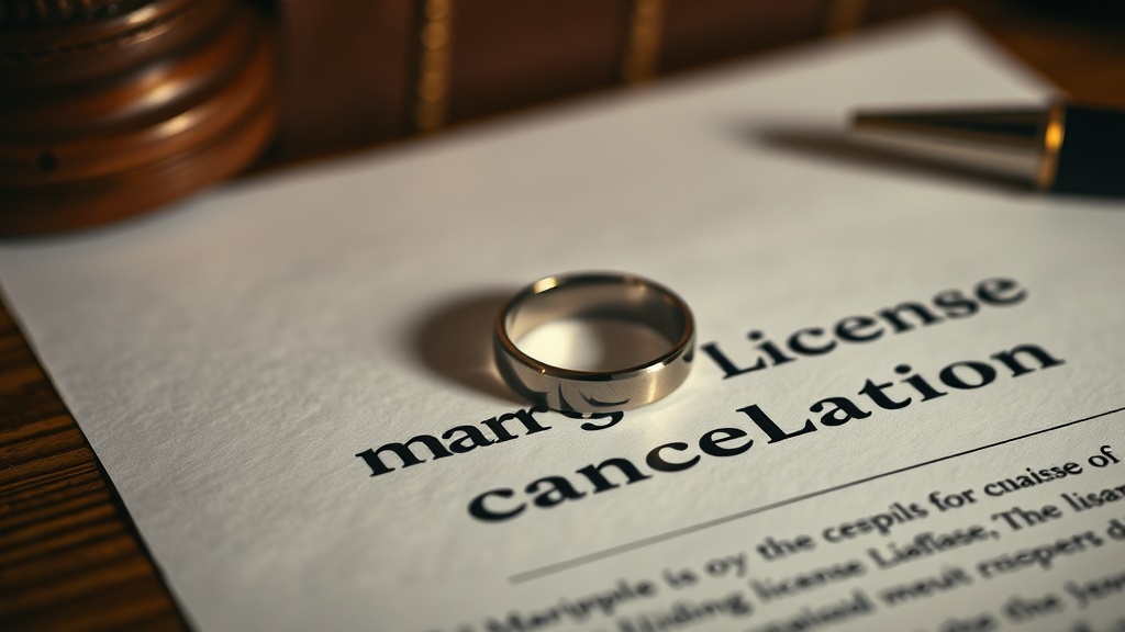 Impacts psychologiques de l'annulation mariage mairie